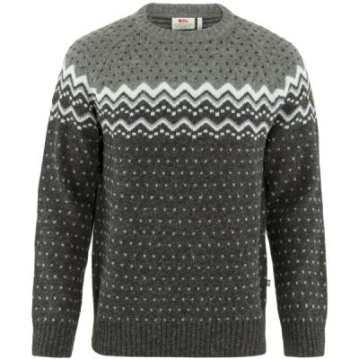 Fjällräven Övik Knit Sweater M - Dark Grey-grey - Miehet - L - Partioaitta