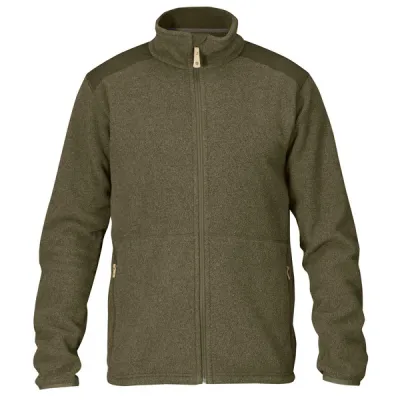 Fjällräven Sten Fleece M - Dark Olive - Miehet - S - Partioaitta, kuva 1 / 1