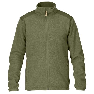 Fjällräven Sten Fleece M - Green - Miehet - S - Partioaitta