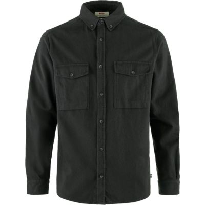 Fjällräven Övik Twill Shirt M - Dark Grey-dark Grey - Miehet - S - Partioaitta