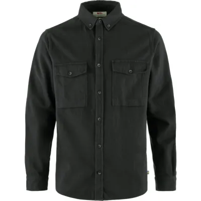 Fjällräven Övik Twill Shirt M - Dark Grey-dark Grey - Miehet - M - Partioaitta, kuva 1 / 1