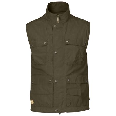 Fjällräven Reporter Lite Vest M - Dark Olive - Miehet - S - Partioaitta