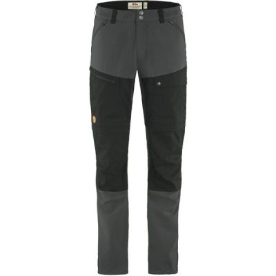 Fjällräven Abisko Midsummer Zip Off Trousers M - Dark Grey-black - Miehet - 56 - Partioaitta