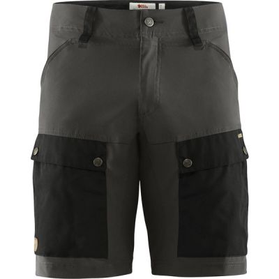 Fjällräven Keb Shorts M - Black-stone Grey - Miehet - 44 - Partioaitta