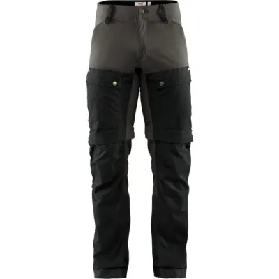 Fjällräven Keb Gaiter Trousers M - Black-stone Grey - Miehet - 54 - Partioaitta