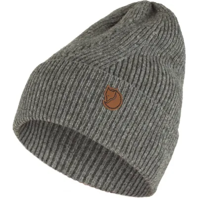 Fjällräven Directional Rib Beanie - Grey - Unisex - OneSize - Partioaitta, kuva 1 / 1