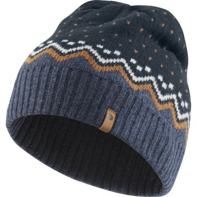 Fjällräven Övik Knit Hat - Dark Navy - Unisex - OneSize - Partioaitta | Alk. 52,95 €