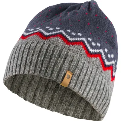 Fjällräven Övik Knit Hat - Navy - Unisex - OneSize - Partioaitta, kuva 1 / 1