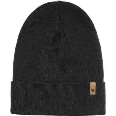 Fjällräven Classic Knit Hat - Black - Unisex - OneSize - Partioaitta, kuva 1 / 1