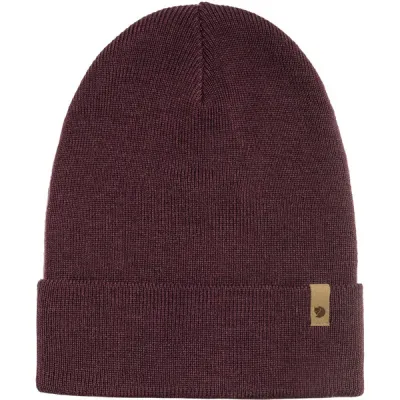 Fjällräven Classic Knit Hat - Dark Garnet - Unisex - OneSize - Partioaitta, kuva 1 / 1