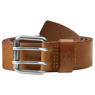 Fjällräven Singi Two-pin Belt - Leather Cognac - Unisex - 110cm - Partioaitta