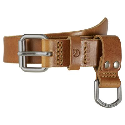 Fjällräven Kids Singi Belt - Leather Cognac - Lapset - 1 Size - Partioaitta