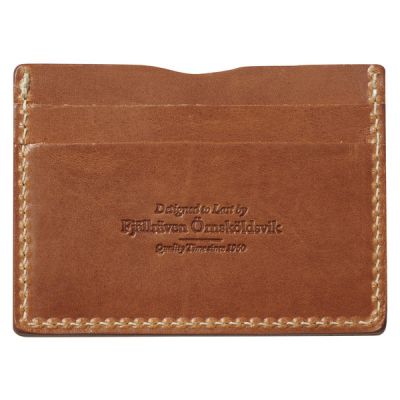 Fjällräven Övik Card Holder - Leather Cognac - Unisex - OneSize - Partioaitta