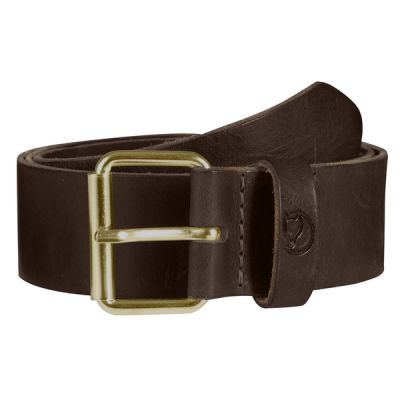 Fjällräven Singi Belt 4 Cm - Leather Brown - Unisex - 110cm - Partioaitta