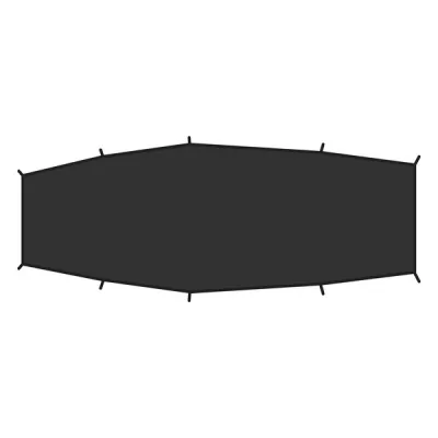 Fjällräven Shape 2 Footprint - Black - Unisex - OneSize - Partioaitta, kuva 1 / 1