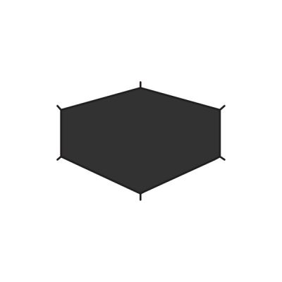 Fjällräven Lite 1 Footprint - Black - Unisex - OneSize - Partioaitta