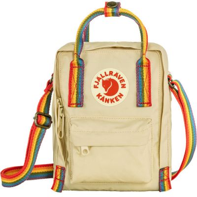 Fjällräven Kånken Rainbow Sling - Light Oak-rainbow Pattern - Unisex - OneSize - Partioaitta