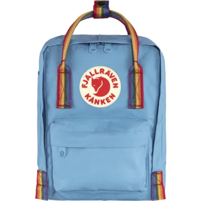 Fjällräven Kånken Rainbow Mini - Air Blue-rainbow Pattern - Unisex - OneSize - Partioaitta, kuva 1 / 1
