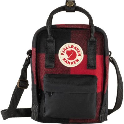 Fjällräven Kånken Re-wool Sling - Red-black - Unisex - OneSize - Partioaitta