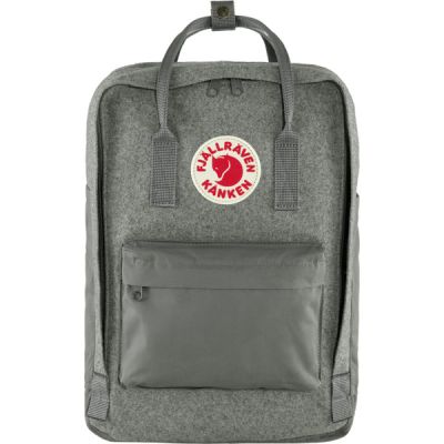 Fjällräven Kånken Re-wool Laptop 15" - Granite Grey - Unisex - OneSize - Partioaitta