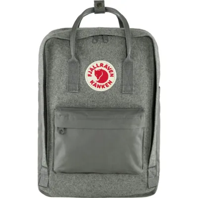 Fjällräven Kånken Re-wool Laptop 15" - Granite Grey - Unisex - OneSize - Partioaitta, kuva 1 / 1