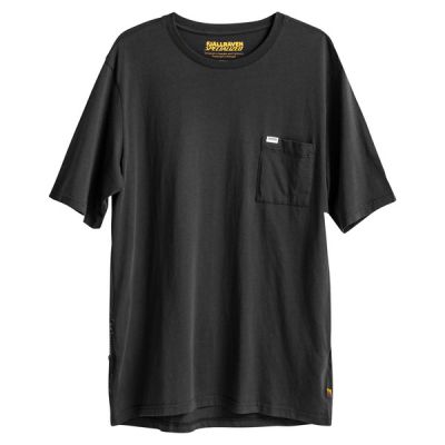 Fjällräven S/f Cotton Pocket T-shirt M - Black - Miehet - L - Partioaitta
