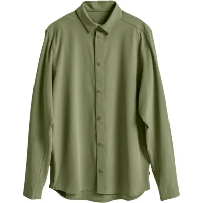 Fjällräven S/f Sun Shirt M - Green - Miehet - L - Partioaitta, kuva 1 / 1