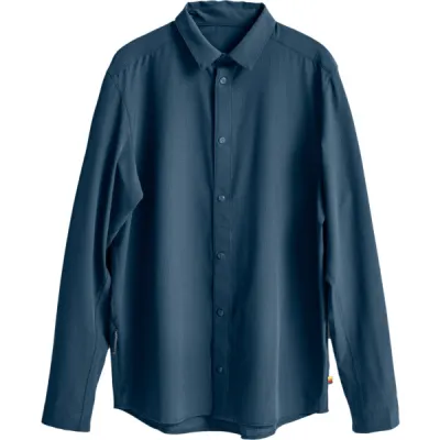 Fjällräven S/f Sun Shirt M - Navy - Miehet - S - Partioaitta, kuva 1 / 1