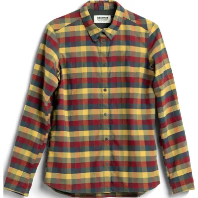 Fjällräven S/f Rider' S Flannel Shirt Ls W - Flag Check - Naiset - S - Partioaitta, kuva 1 / 1