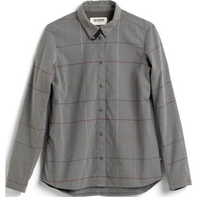 Fjällräven S/f Rider' S Flannel Shirt Ls W - Grey Flag Window - Naiset - XXS - Partioaitta