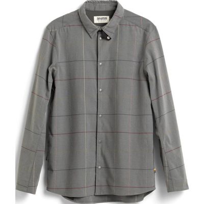 Fjällräven S/f Rider' S Flannel Shirt Ls M - Grey Flag Window - Miehet - XL - Partioaitta