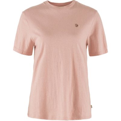 Fjällräven Hemp Blend T-shirt W - Chalk Rose - Naiset - XL - Partioaitta | Alk. 49,90 €