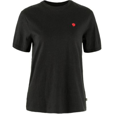 Fjällräven Hemp Blend T-shirt W - Black - Naiset - XXS - Partioaitta