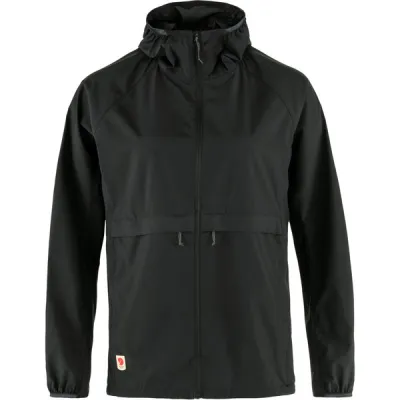 Fjällräven High Coast Wind Hoodie W - Black - Naiset - M - Partioaitta, kuva 1 / 1