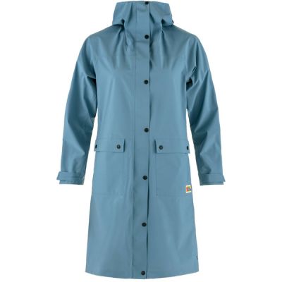 Fjällräven Vardag Rain Parka W - Dawn Blue - Naiset - S - Partioaitta