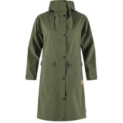 Fjällräven Vardag Rain Parka W - Laurel Green - Naiset - XL - Partioaitta