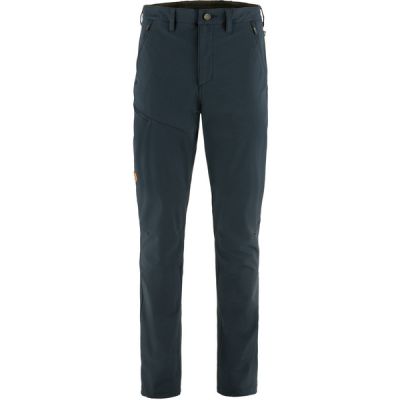 Fjällräven Abisko Trail Stretch Trousers M - Dark Navy - Miehet - 52/R - Partioaitta