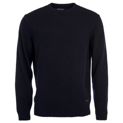 Barbour Essential Patch Crew - Navy - Miehet - L - Partioaitta