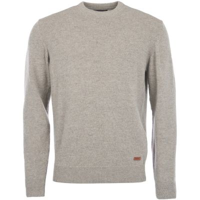 Barbour Essential Patch Crew - Stone - Miehet - XL - Partioaitta