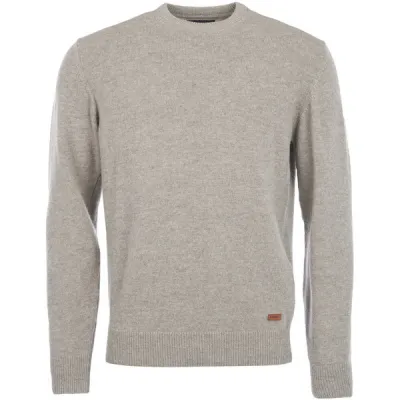 Barbour Essential Patch Crew - Stone - Miehet - XL - Partioaitta, kuva 1 / 1