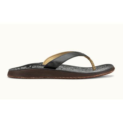 Olukai Paniolo - Charcoal/charcoal - Naiset - US 9 - Partioaitta