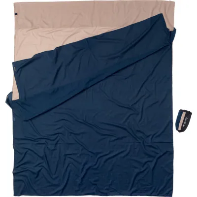 Cocoon Travelsheet Doublesize Cotton - Khaki/tuareg - OneSize - Partioaitta, kuva 1 / 1