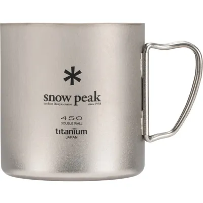 Snow Peak Titanium Double Wall 450 Mug - Nocolor - OneSize - Partioaitta
