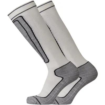 Sukkamestarit Merinovillasukat Ylläs - Valk-harmaa-musta - Unisex - 37-38 - Partioaitta