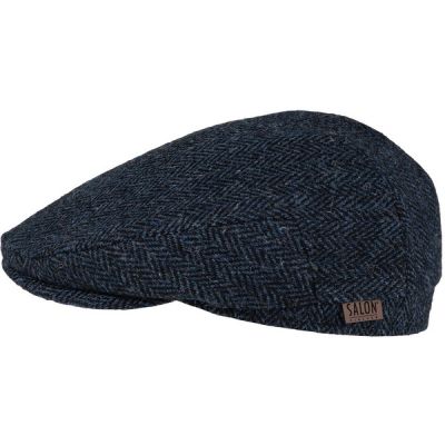 Salon Lakkitehdas Eero Gen Harris Tweed Herringbone - Navy Blue - Miehet - 58 - Partioaitta
