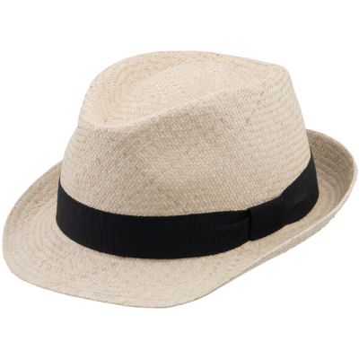 Salon Lakkitehdas Raffia Crush Trilby - Natural - Unisex - 61 - Partioaitta