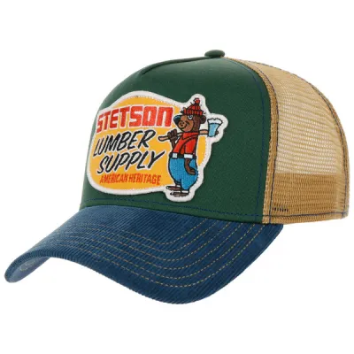 Stetson Trucker Cap Lumber Supply - Blue/green - Unisex - OneSize - Partioaitta
