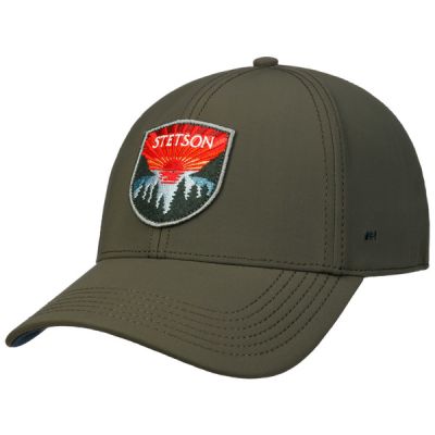 Stetson Baseball Cap Sunset - Olive - Unisex - OneSize - Partioaitta