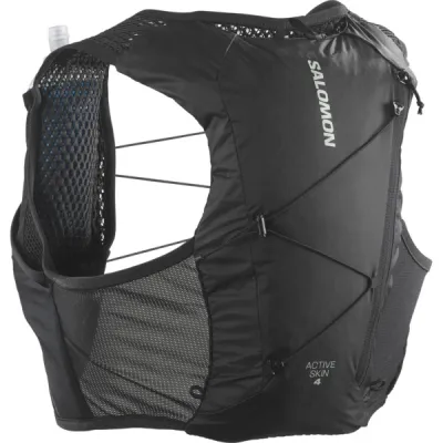 Salomon Active Skin 4 Set - Black/metal - Unisex - L - Partioaitta