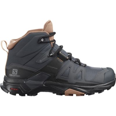 Salomon X Ultra 4 Mid Gtx W - Ebony/mocha Mousse/almond Crea - Naiset - UK 9 - Partioaitta
